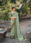 Saroj Vol 4 By Kashvi Dull Moss Brasso Designer Sarees Wholesale Clothing Suppliers In India